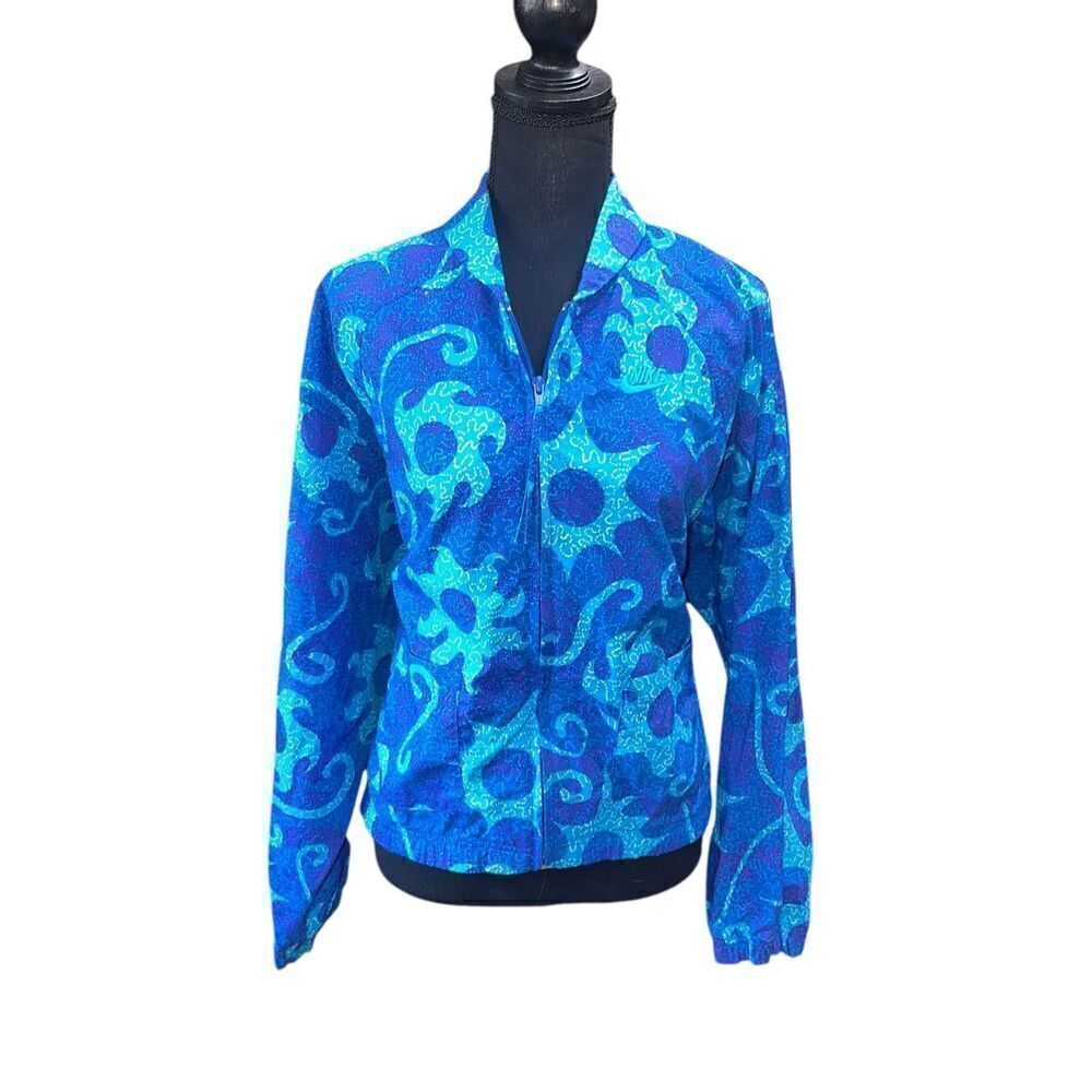 90s Nike Elite Fishtail Track Jacket Womens medium windbreaker bomber